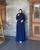 1. Jilbab warna navy berani elegan