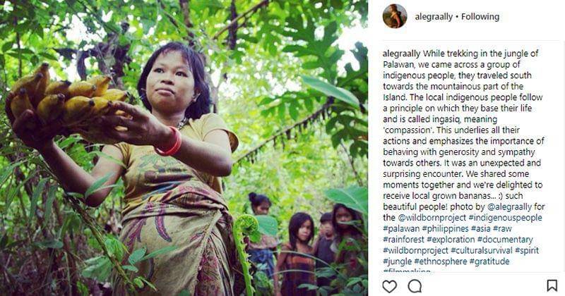 Ibu hamil di hutan - instagram @Alegraally