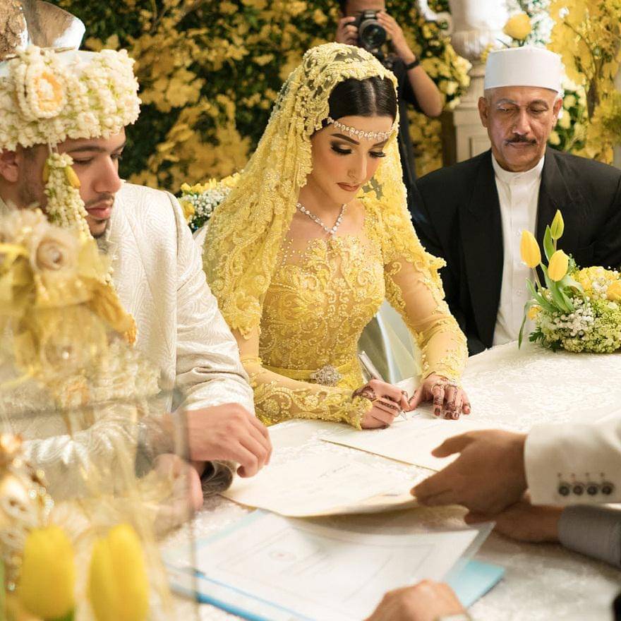 Momen Pernikahan Tasya Farasya dan Ahmad Assegaf