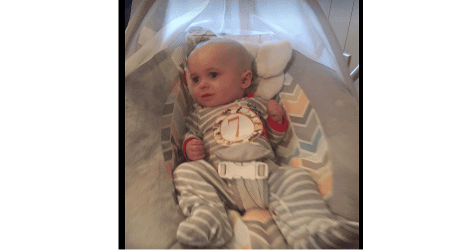 Colton sepulang dari rumah sakit - Facebook/Paige Ferguson