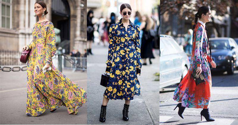 10 Inspirasi Tampil Stylish dengan Motif Flora
