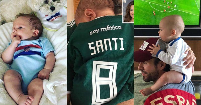 Demam World Cup, 5 Selebritis Mendadani Bayinya ala Bintang Lapangan