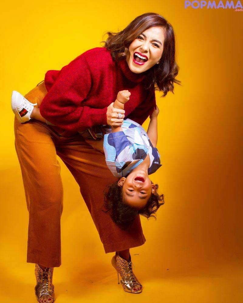 Outfit Meisya Siregar: Uniqlo Indonesia, Outfit Bambang: Kim&Kin - Popmama.com/Jaya