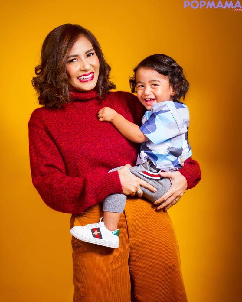 Outfit Meisya Siregar: Uniqlo Indonesia, Outfit Bambang: Kim&Kin - Popmama.com/Jaya