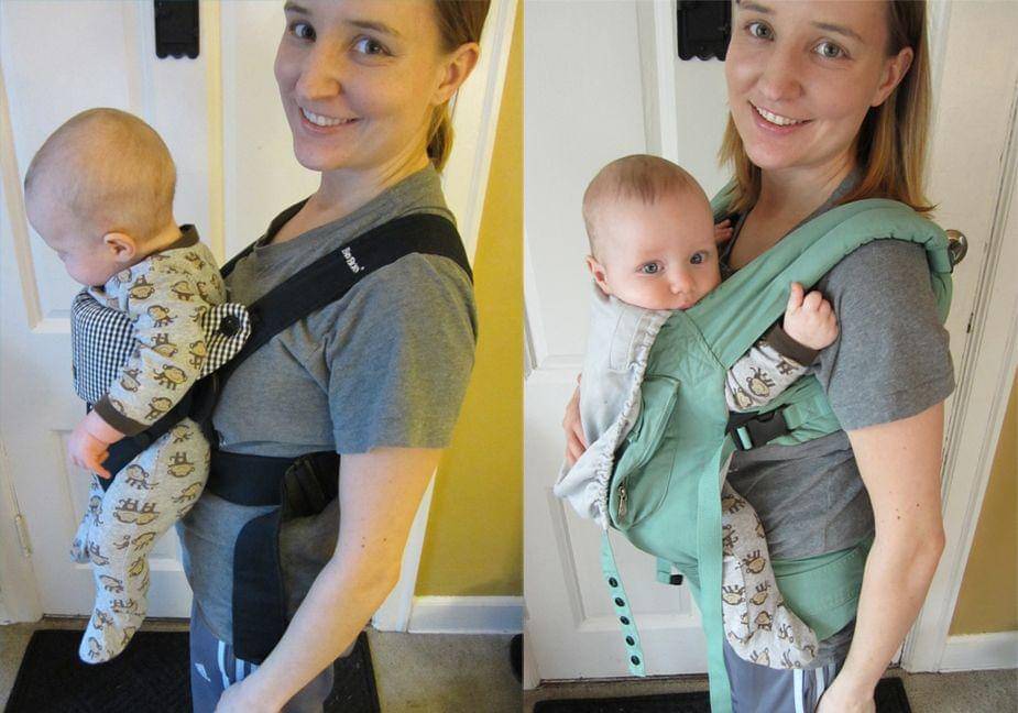 Bahaya gendongan bayi hadap depan - theecofriendlyfamily.com