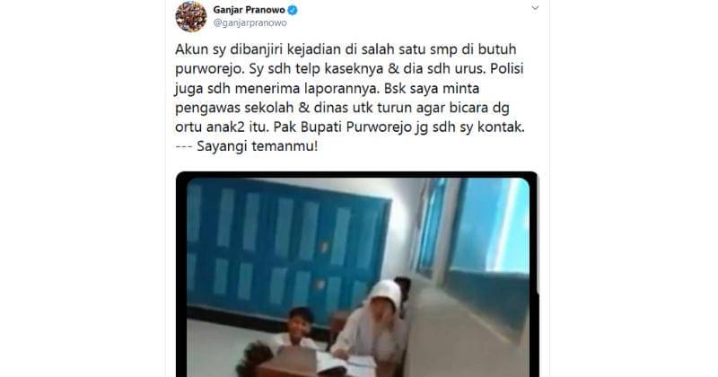 Twitter/ganjarpranowo