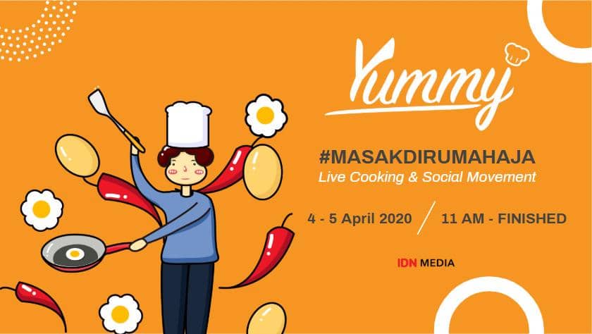 #MasakdiRumahAja: Gerakan Sosial Yummy untuk Penanggulangan Covid-19