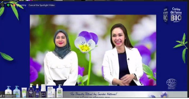 Press conference Corine de Farme Bio Organic “Be You. Be Organic. Bio Organic” - Dok. corine de farme