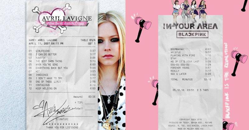 Instagram/albumreceipts