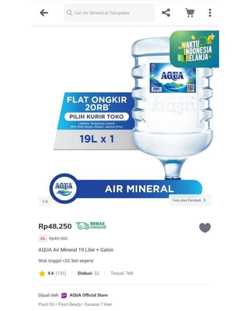 Tokopedia.com/AQUA Official Store