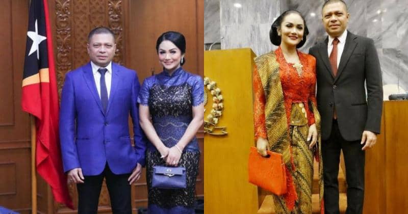 Elegan dan Berwibawa! Ini 7 Busana Kompak Krisdayanti dan Raul Lemos