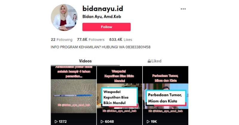 TikTok/bidanayu.id