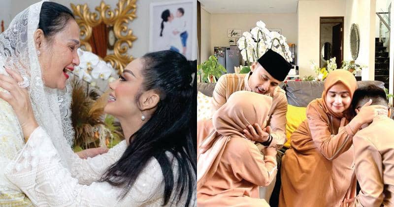 7 Artis Ini Jalani Tradisi Sungkem Lebaran Bersama Keluarga