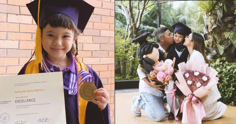 Lulus TK, Gempita Noura Marten Dapatkan Nilai Excellence