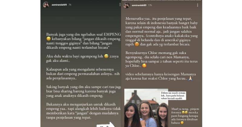 Instagram Story/asmirandah89