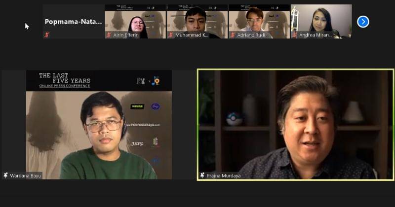 Saat online press conference melalui daring pada Kamis (17/06/2021). - Popmama/Natalia Adinda