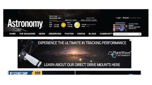 Website/astronomy