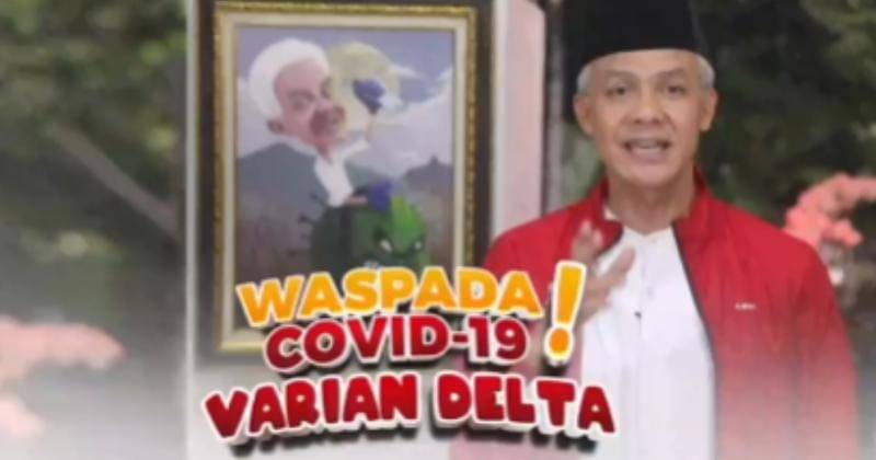 Saat Ganjar menghimbau warga untuk waspada Covid-19 varian delta di akun Instagramnya - Instagram.com/ganjar_pranowo