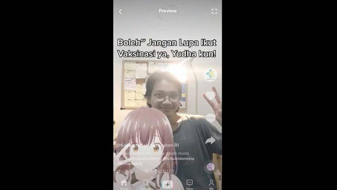 Twitter resmi @KemenkesRI