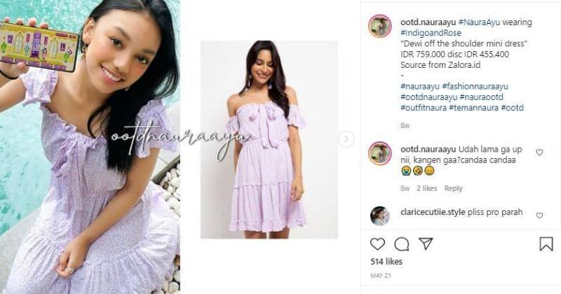 Instagram.com/ootd.nauraayu/