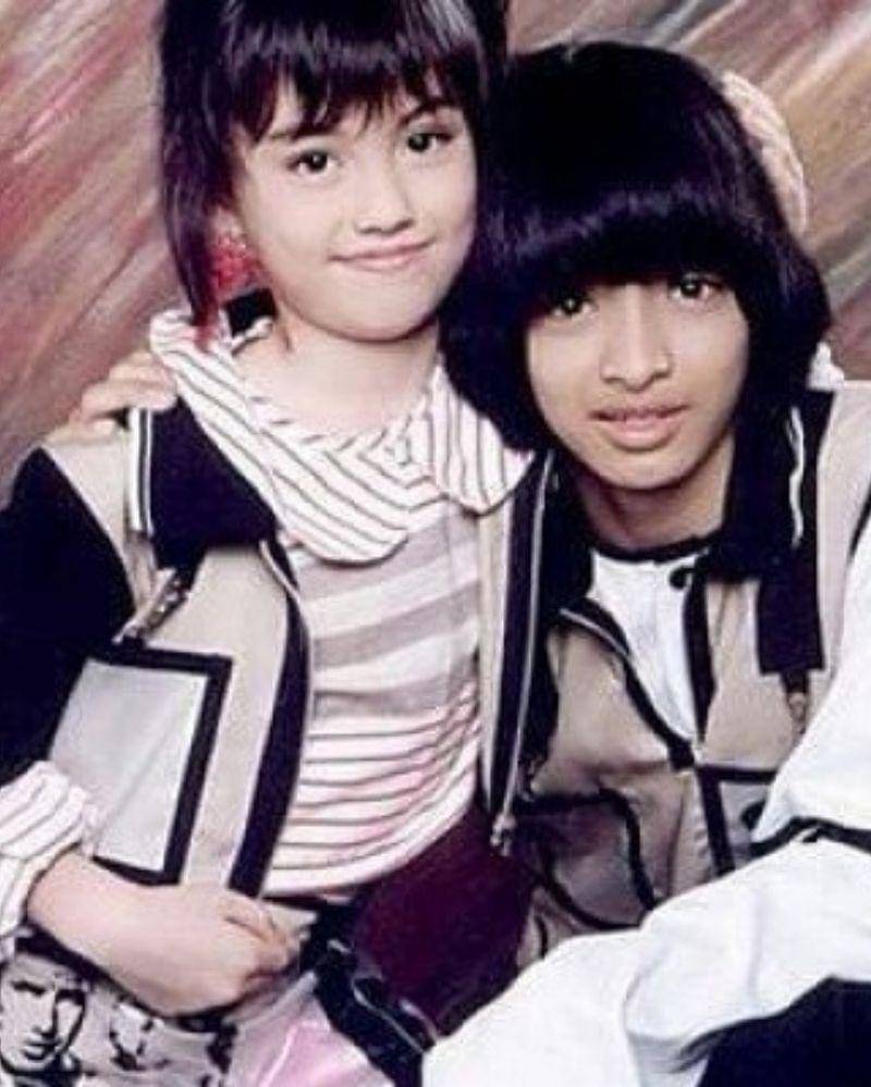 Foto Agnez Mo saat kecil - Instagram.com/agnezmov1