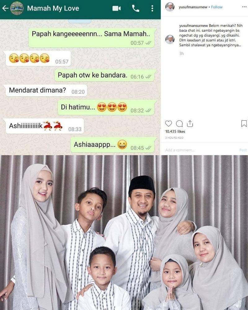 Instagram.com/yusufmansurnew & Instagram.com/wirda_mansur