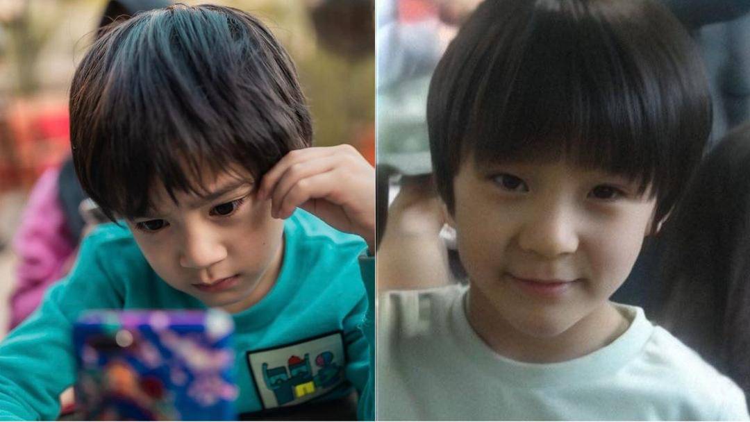 (Dari kiri ke kanan) Rafathar, Jeno (NCT) - Instagram.com/Raffinagita1717