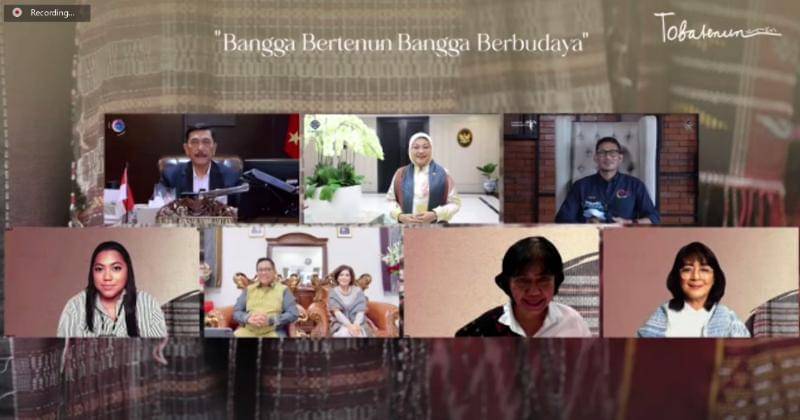 Konferensi pers TobaTenun yang dilakukan secara virtual pada Jumat (15/10/2021). - Dokumentasi Foto Milik Tobatenun