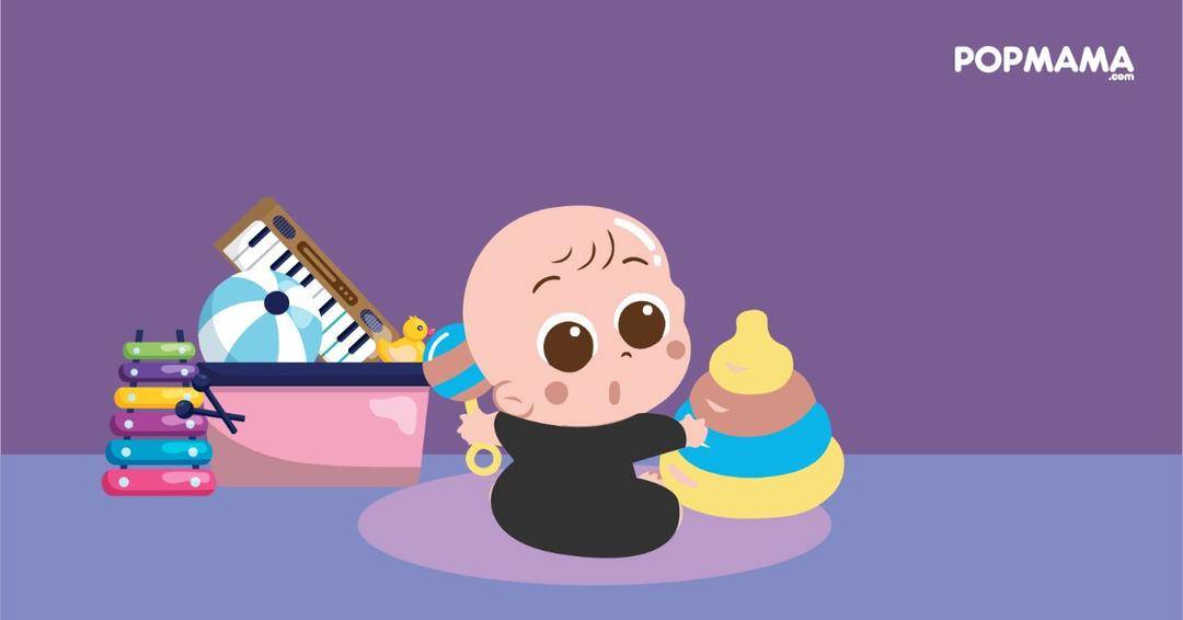 Ilustrasi Bayi Bermain - Popmama.com/Shania