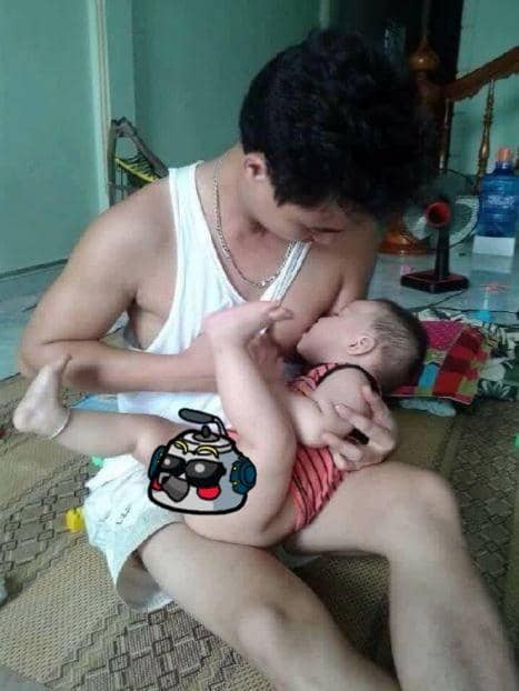 Si anak dapat ASB, air susu bapak
