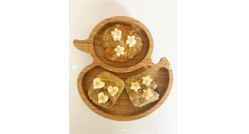 Blueberry Steam Cake - instagram.com/akleemaregalozulaikha