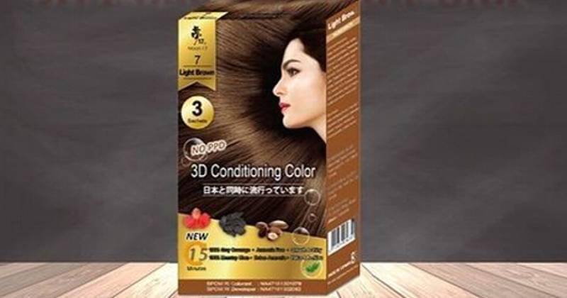 Cat rambut Moon 17 Bubble Hair Color - Instagram.com/moon17_id