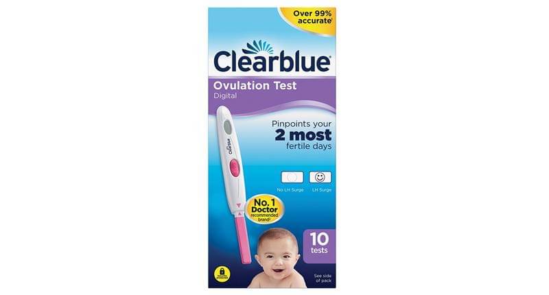 Clearblue Digital Ovulation Test - 2 Indicator (10x Test) - E-commerce/wellbeinglife