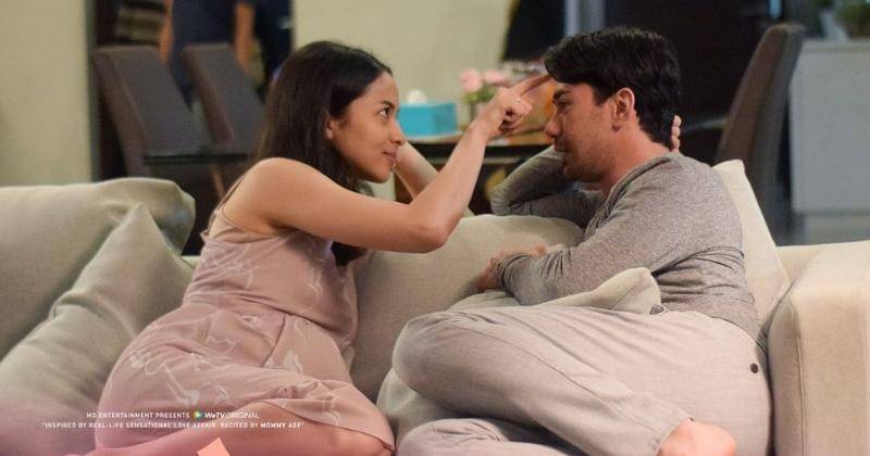 Putri Marino dan Reza Rahardian sebagai Kinan dan Aris dalam serial layangan putus. - Instagram @layanganputus.md