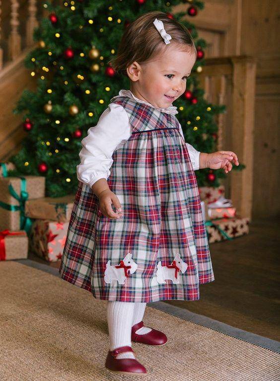 Plaid dress - Pinterest.com/Trotters Childrenswear