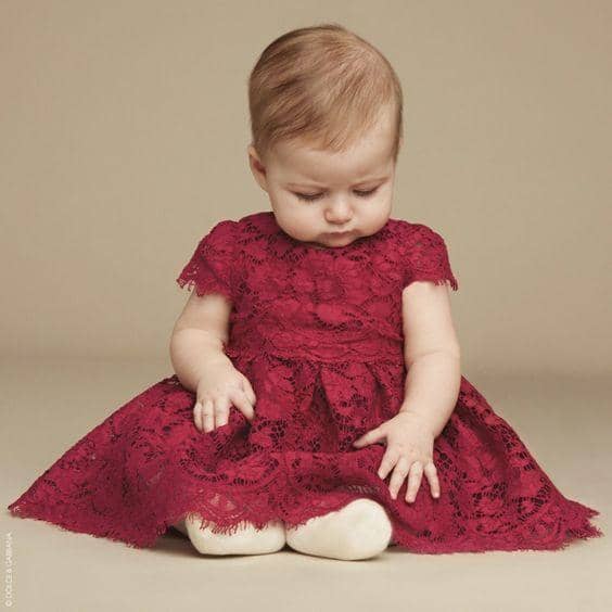 Baby girl red dress - Pinterest.com/Childrensalon