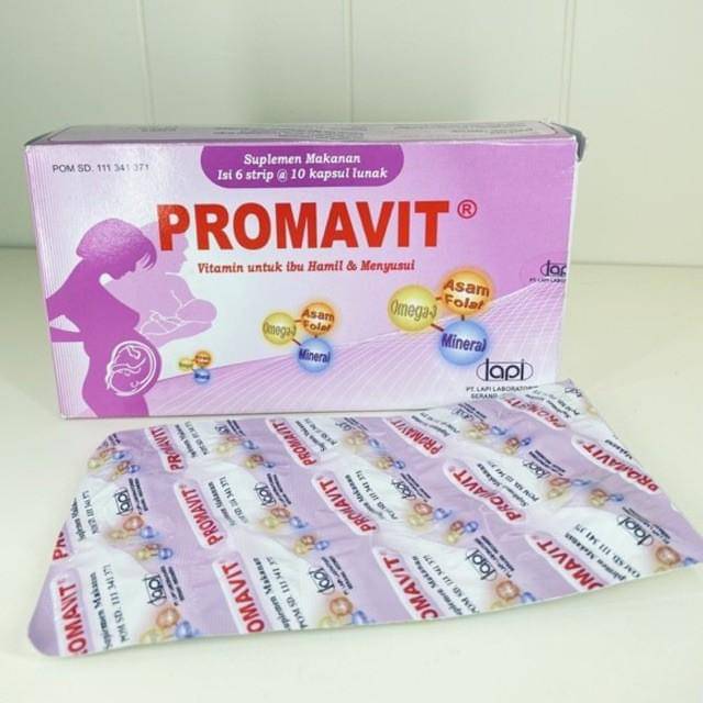Promavit 1 strip 10 kapsul - Shopee.co.id