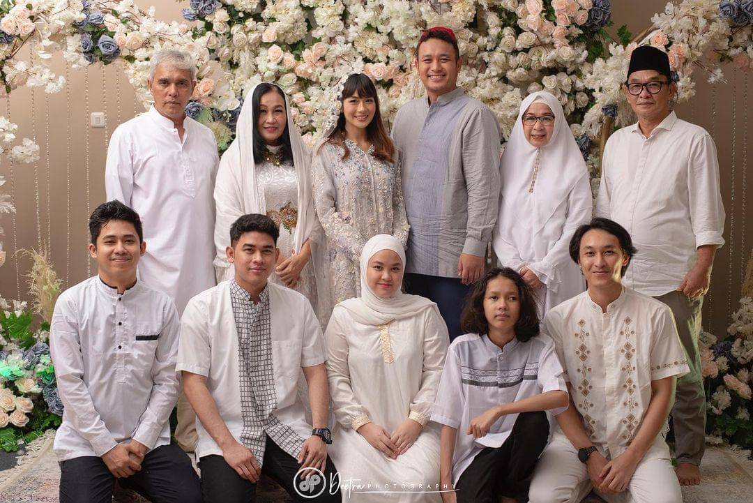 Acara tasyakuran 4 bulan kehamilan Adiez dan Gilang. - Instagram @adieztyfersa