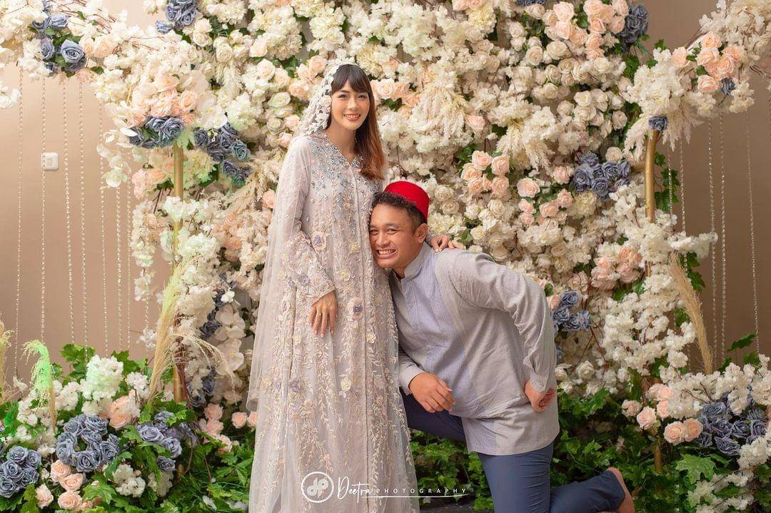 Acara tasyakuran 4 bulan kehamilan Adiez dan Gilang. - Instagram @adieztyfersa