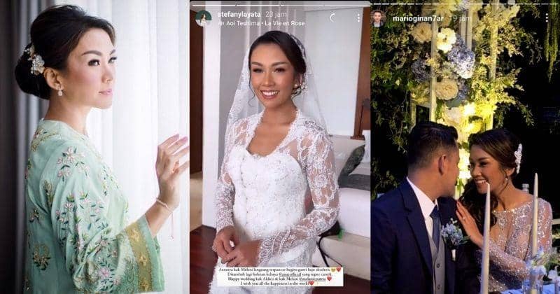 Potret Melanie Putria dari Lamaran Hingga Resepsi Pernikahan, Menawan!
