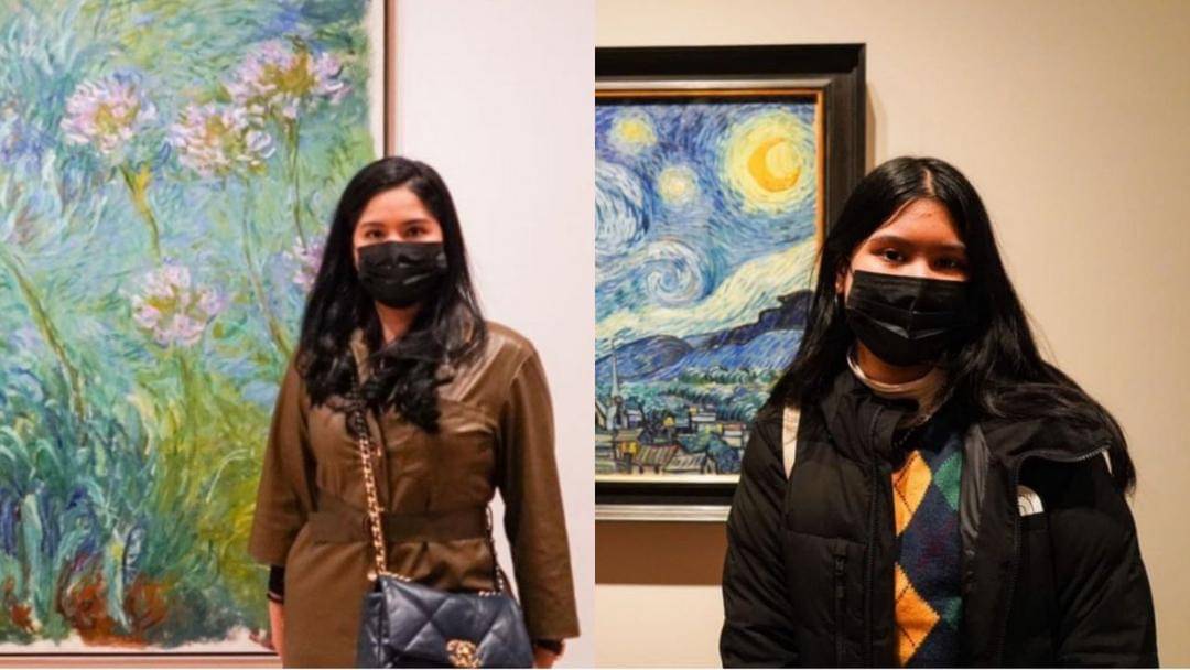 Kiri: Annisa Pohan, kanan: Almira Yudhoyono - Instagram.com/annisayudhoyono