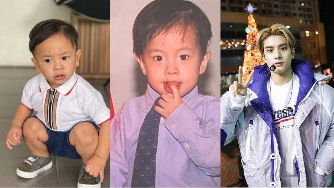 Kiri ke kanan: Gala Sky, Jake ENHYPEN waktu kecil, Jake ENHYPEN saat ini - Instagram.com/fuji_an dan ENHYPEN