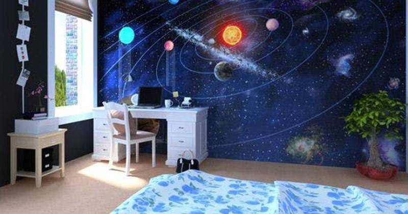 Dekorasi dengan Tema Luar Angkasa di Kamar Anak - Tokopedia/fabeliodotcom