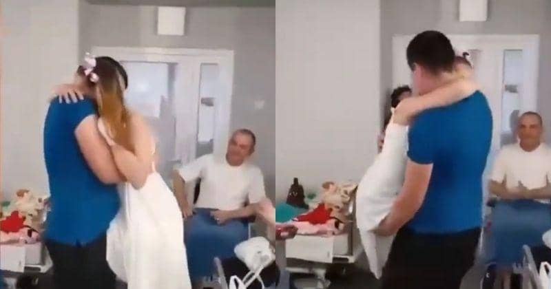 Mengharukan, Perawat Ukraina yang Kehilangan Kaki Menari Bersama Suami