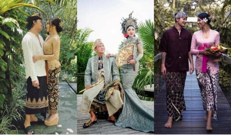 Ada Rizky dan Mahalini, 7 Potret Pasangan Artis dengan Baju Adat Bali