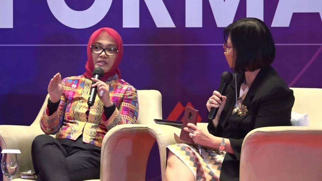 Sri Safitri, M.Eng. selaku Deputy Executive Vice President CX & Digitalization Telkom - Youtube.com/Badan Siber dan Sandi Negara