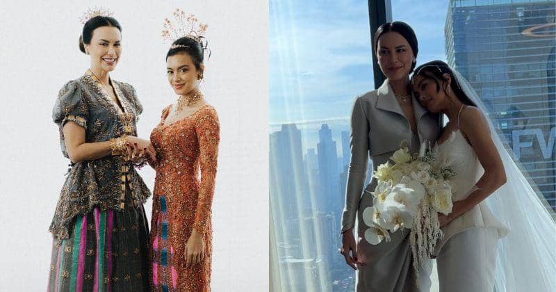 Potret Sophia Latjuba di Pernikahan Eva Celia, Kenakan Gaun Perak