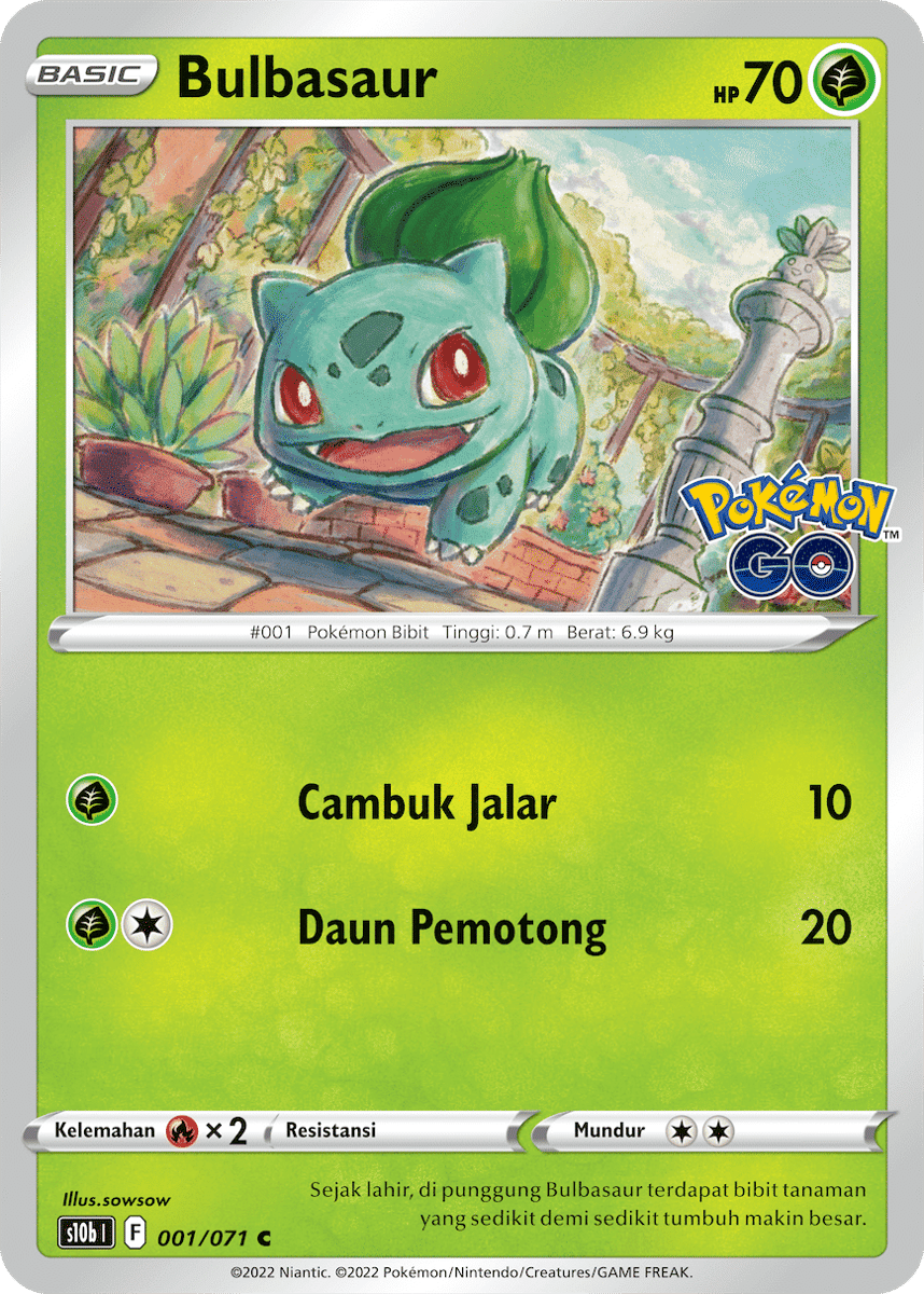 Karakter Bulbasaur - akggames.com