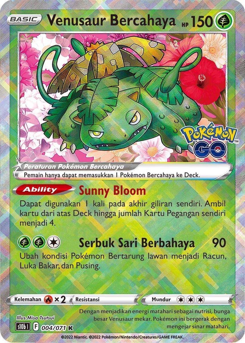 Venusaur Bercahaya - akggames.com