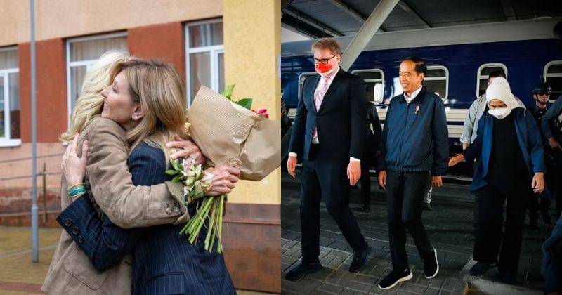 Instagram.com/jokowi & Twitter.com/FLOTUS